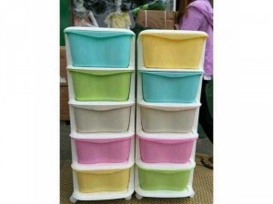 Tủ nhựa đa màu sắc gaga