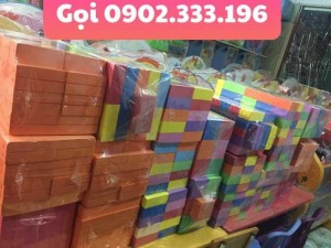 Bán đồ chơi xếp hình bằng nhựa khối lớn, đồ chơi xếp hình khu vui chơi to