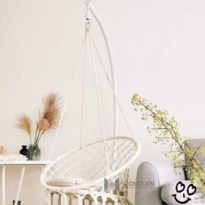 Xích đu ban công dây thừng Macrame