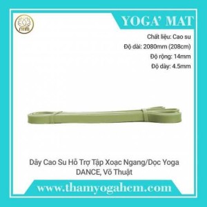 Dây Tập Kháng Lực Xoạc Ngang/Dọc Yoga – Cao Su