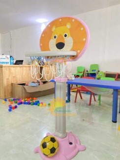 Chuyên bán trụ bóng rổ vận động cho trẻ em mầm non vui chơi, vận động