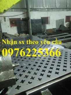 Sản xuất tôn đột lỗ, tấm thép đột lỗ theo yêu cầu