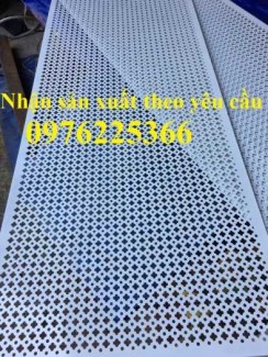 Sản xuất tôn đột lỗ, tấm thép đột lỗ theo yêu cầu