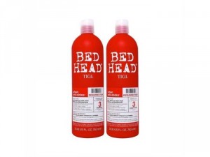 TIGI Bộ dầu gội và dầu xả phục hồi tóc hư tổn Bed Head 750ml (màu đỏ)