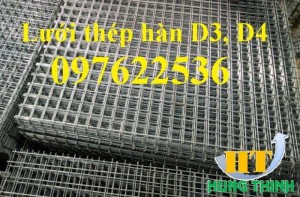 Lưới đổ sàn bê tông phi 4 vuông (100x00), (150x150), (200x200)