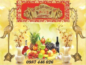 Tranh gạch men phòng thờ, gach trang trí phòng thờ HP392