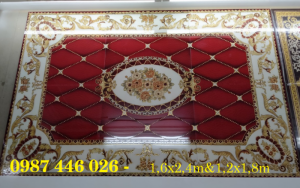 Gạch thảm lát nền, gạch phòng khách hoa văn HP373