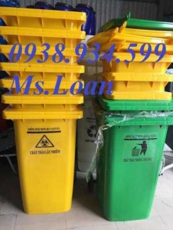 Thùng rác lây nhiễm 240l