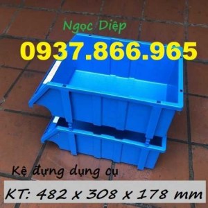 Khay nhựa xếp chồng A9, kệ đựng dụng cụ A9, khay nhựa vát đầu