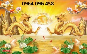 Gạch tranh 3d phong thủy - CMM56