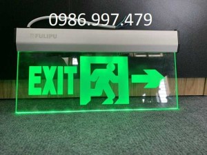 Đèn Exit thoát hiểm kính