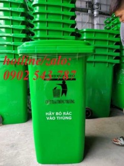 Thùng rác 240 lít ,thùng rác công cộng ,thùng đựng rác