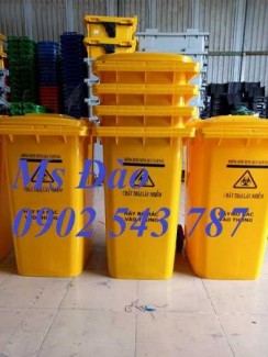Thùng rác 240 lít ,thùng rác công cộng ,thùng đựng rác