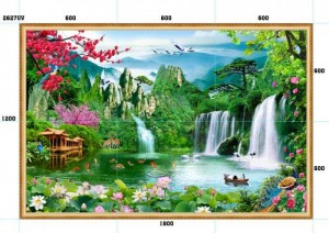 Gạch tranh - tranh phong cảnh