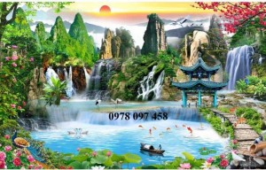 Gạch tranh - tranh phong cảnh