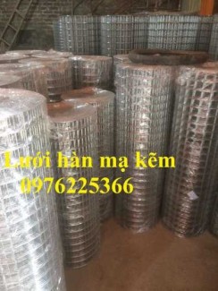 Lưới hàn ô vuông mạ kẽm, lưới kẽm hàn ô vuông, lưới thép hàn ô vuông