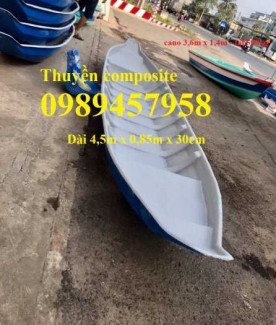 Xuồng ba lá composite, xuồng 5 lá, Xuồng tam bản, Võ lãi, lường vỏ
