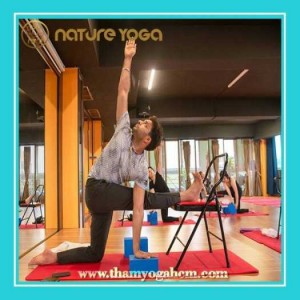 Ghế Tập Yoga Đa Năng Hỗ Trợ Tại Nhà Có Cầu Đỡ Đầu