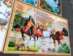 Tranh gạch 3d ảnh thực tế