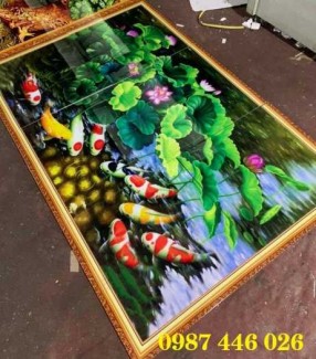 Tranh gạch 3d ảnh thực tế