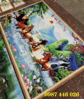 Tranh gạch 3d ảnh thực tế