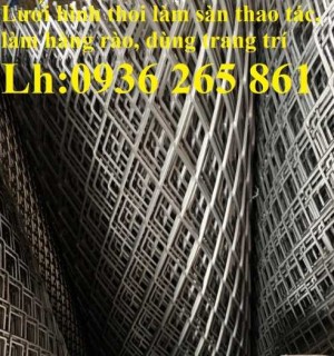 Lưới thép dập giãn làm cầu thang, lan can, hành lang, sàn thao tác giá rẻ