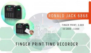 Máy chấm công vân tay + thẻ cảm ứng RONALD JACK 6868 : Model cao cấp