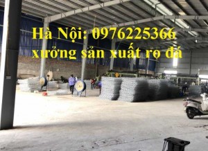 Rọ đá mạ kẽm 2x1x0,5m, 2x1x1m có sẵn hàng tại Hà Nội