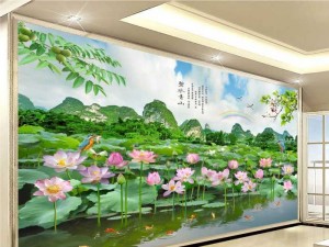Tranh gạch 3d dán tường phong cảnh - XBV4