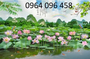 Tranh gạch 3d dán tường phong cảnh - XBV4