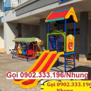 Bán đồ chơi ngoài trời như cầu trượt thú nhún