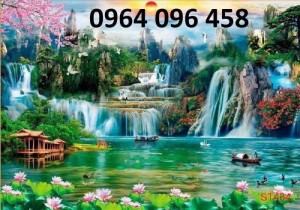 Tranh phong cảnh - gạch tranh 3d -998F