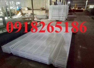 Hàng rào mạ kẽm nhúng nóng phi 4 ô 50x150, Lưới mạ kẽm phi 5 50x200