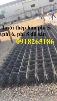 Lưới thép hàn phi 4 đổ sàn 100x100, phi 4 200x200, Lưới hàn chập phi 4 giá rẻ tại Hà Nội