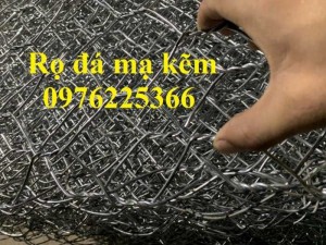 Rọ đá mạ kẽm 2x1x0,5m, 2x1x1m