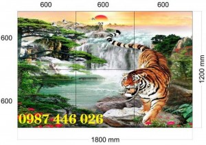 Tranh ốp tường con hổ, tranh con cọp