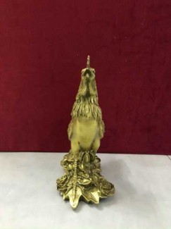 Tượng gà trống bằng đồng nguyên chất