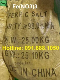 Bán Fe(NO3)3- Ferric Nitrate dùng trong xi mạ, kim hoàn, chạm khắc bạc