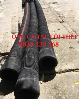 Vòi hút cát, Ống cao su hút cát phi 150, Ống sùng hút cát phi 220, Ống cao su lõi thép