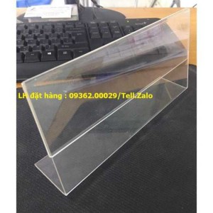 Kệ Mica Uốn Chữ L Có Sẵn Các Kích Thước
