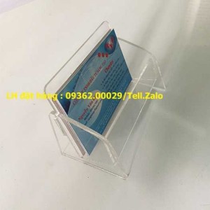 Kệ Mica Đựng Card Visit Chất Liệu Mica Trong Có Sẵn