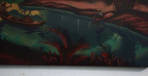 Tranh Sơn Mài Xưa Kích Thước 40x60cm