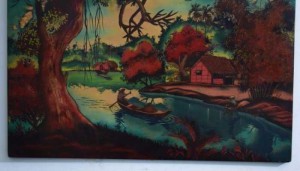 Tranh Sơn Mài Xưa Kích Thước 40x60cm