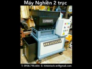Máy Nghiền Cắt Hủy Hàng Lỗi 2 Trục 5hp