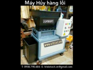 Máy Nghiền Cắt Hủy Hàng Lỗi 2 Trục 5hp