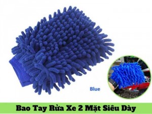 [bansi] Bao Tay Rửa Xe 2 Mặt Siêu Dày