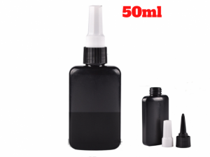 Chai Nhựa Đen Chứa Keo Uv, Chứa Hóa Chất Tránh Ánh Sáng 50ml - Ln50ml