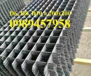 Lưới thép phi 4 ô 100*100, Lưới hàn chập phi 6 ô 100x100, A8 200*200, A10 200*200