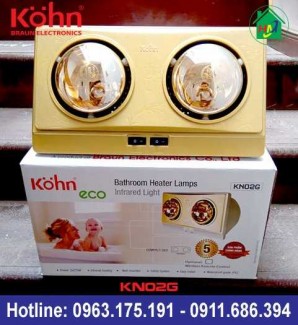 Chỉ 419k Sở Hữu Ngay Đèn Sưởi Nhà Tắm Kohn Kn02g