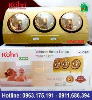 Hot 489k Có Ngay Đèn Sưởi Nhà Tắm Kohn Kn03g